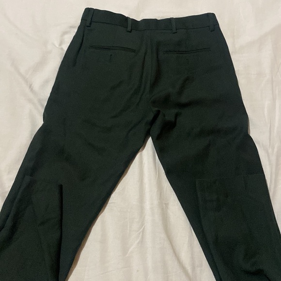Wool green club Monaco trousers size 28 - Picture 4 of 5
